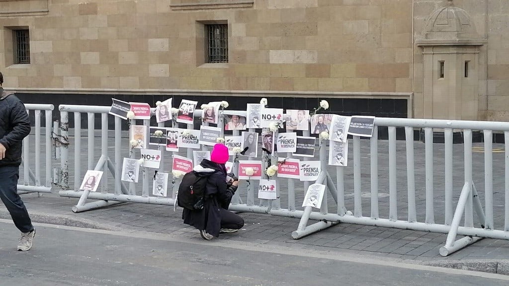 Periodistas Protestan En Palacio Nacional Por Homicidios De Colegas