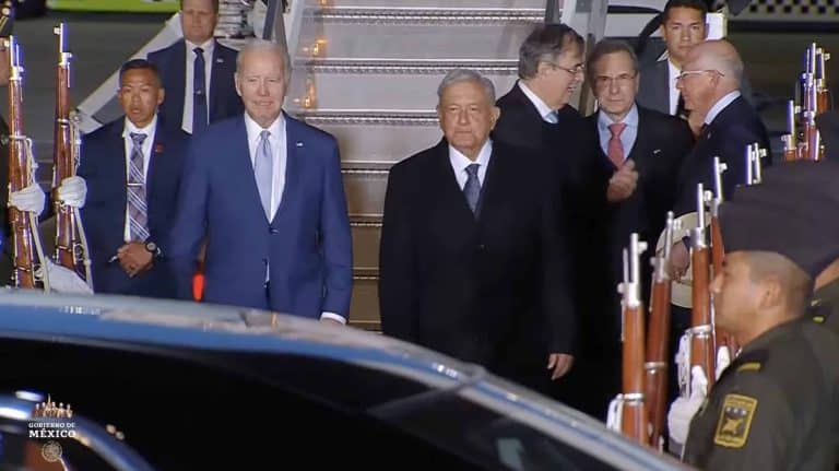 Llega Joe Biden a México; celebrará con López Obrador y Justin Trudeau la Cumbre de Líderes de América del Norte