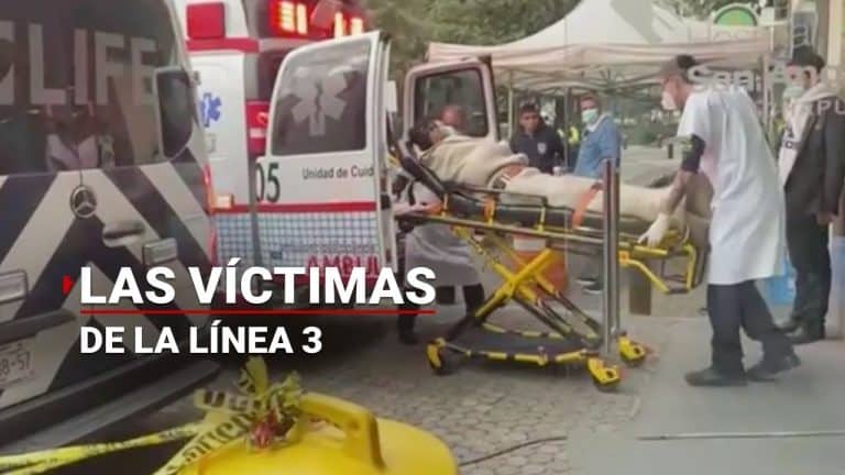 Continúan hospitalizados 17 pasajeros del Metro de la CDMX víctimas del choque de trenes de la Línea 3