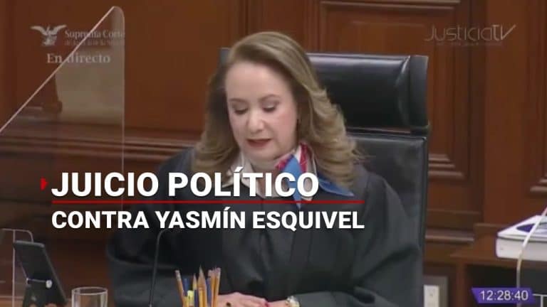 Legisladores exigen la destitución de Yasmín Esquivel como ministra de la Suprema Corte de Justicia