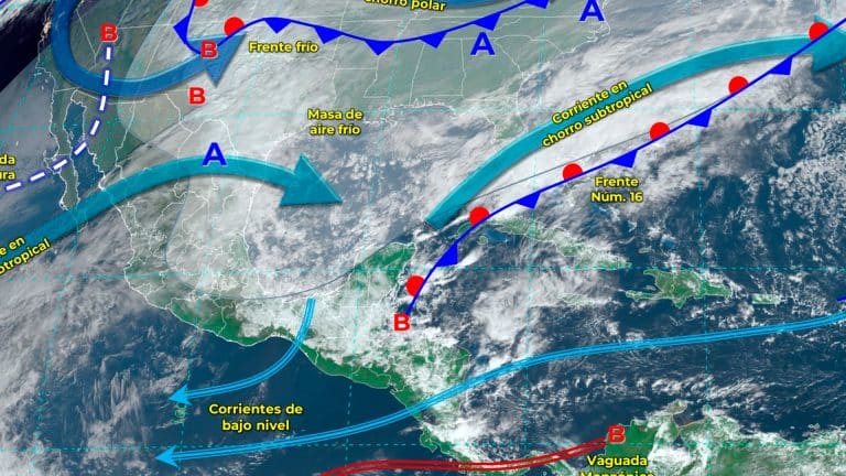 Conagua informa que continuará el ambiente gélido en el país; pronostican lluvias en gran parte del territorio